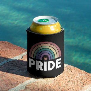 Enfriador De Latas Arcoiris del Orgullo Gay LGBT divertido de lesbian