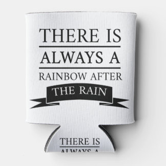 Enfriador De Latas Arcoiris después de la lluvia (negro)