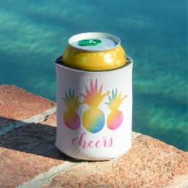 Enfriador De Latas Arcoíris Tropical de Piña Cheers