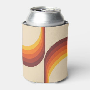 Enfriador De Latas Arcos coloridos de estilo retro