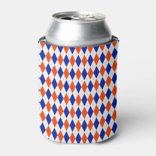 Enfriador De Latas Argyle naranja y Diamante Azul
