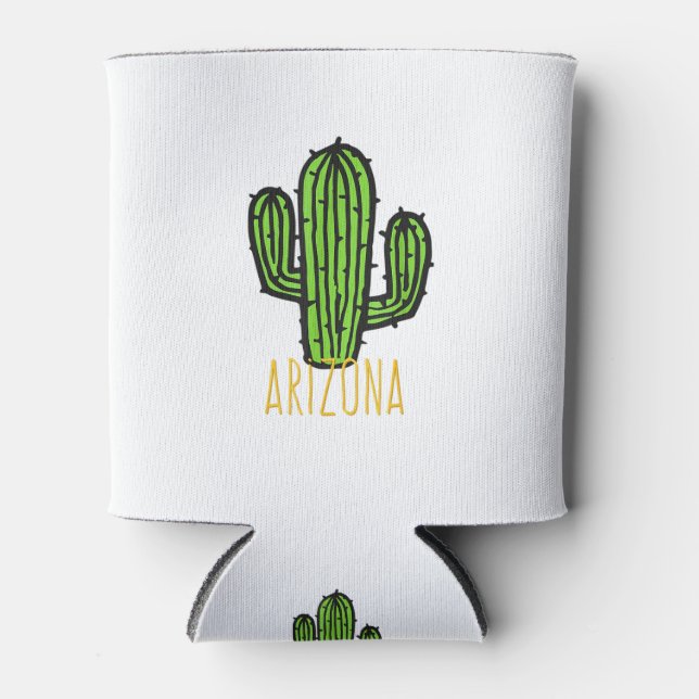 Enfriador De Latas Arizona Cactus - AZ Souvenir (Anverso)