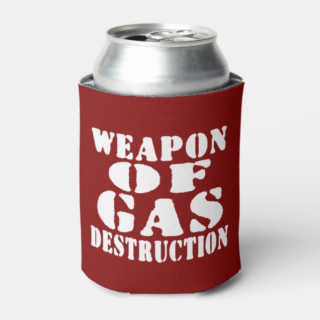 Enfriador De Latas Arma De Destrucción De Gas (Lata Anverso)