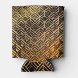 Enfriador De Latas Art Deco: Fondo De Moda 3D.