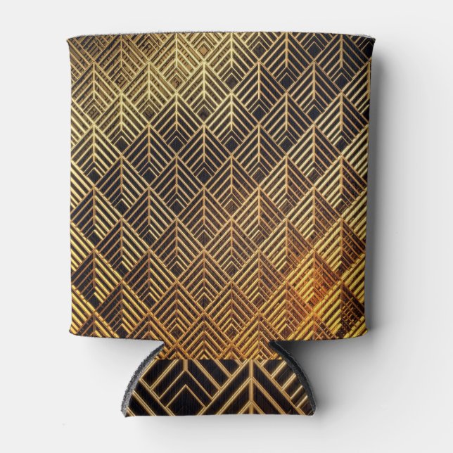 Enfriador De Latas Art Deco: Fondo De Moda 3D. (Anverso)