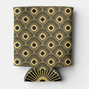 Enfriador De Latas Art Deco: Patrón sin foco