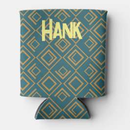 Enfriador De Latas Art Deco turquesa