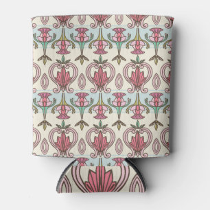 Enfriador De Latas Art Nouveau: papel pintado inmaculado.