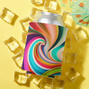 Enfriador De Latas Arte abstracto de Bonnaroo