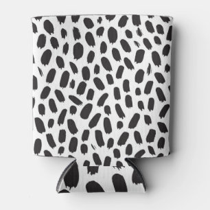 Enfriador De Latas Arte abstracto negro: fondo esquemático