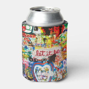 Enfriador De Latas Arte Callejero Graffiti de Color Divertido Corazón