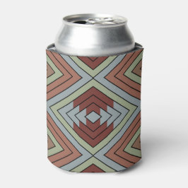 Enfriador De Latas Arte con patrón de estilo indio americano del suro