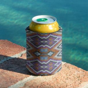 Enfriador De Latas Arte de cuentas del suroeste