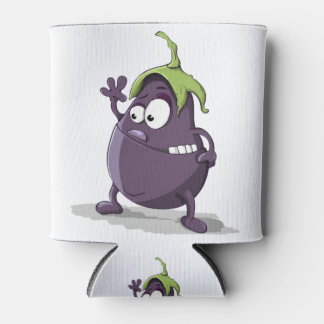 Enfriador De Latas arte de eggplant personalizado