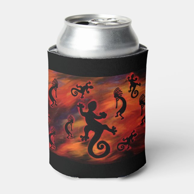 Enfriador De Latas Arte de Kokopelli (Lata Anverso)