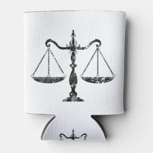 Enfriador De Latas Arte de la Balanza de la Justicia
