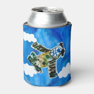 Enfriador De Latas "Arte de niños" en un jet del ejército