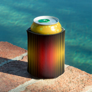 Enfriador De Latas Arte de patrón de colores de campo de plasma de re