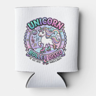 Enfriador De Latas Arte de Unicorn Roller Disco POD Listo para Market