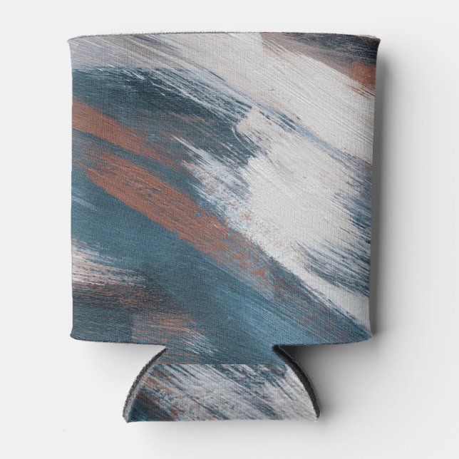 Enfriador De Latas Arte Resumen: Brotes Versátiles De Cepillo. (Anverso)