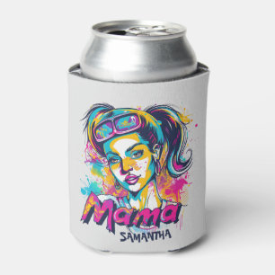 Enfriador De Latas Arte Retro Mama Pop Personalizado (18)