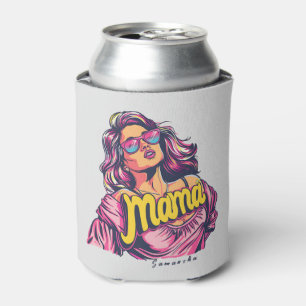 Enfriador De Latas Arte Retro Mama Pop Personalizado (6)