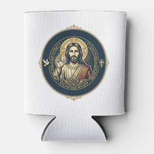 Enfriador De Latas Artista Digital Jesús Camiseta Arte iPad Inspirado