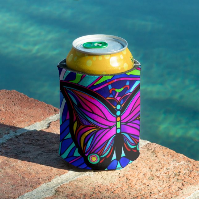 Enfriador De Latas Artsy Butterfly (Piscina in situ)