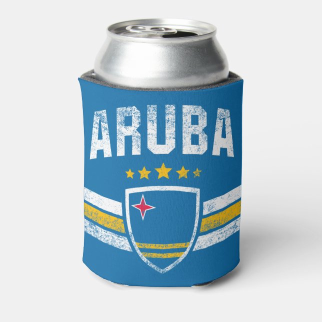 Enfriador De Latas Aruba (Reverso de la lata)