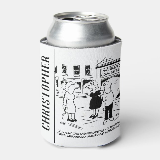 Enfriador De Latas Asesoramiento matrimonial, no cancelación (Lata Anverso)