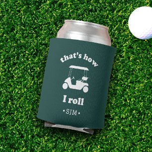 Enfriador De Latas Así es como rollo   Golf monogramado