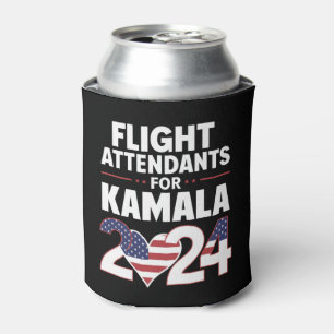 Enfriador De Latas Asistentes de Vuelo Para Kamala Harris Elección 20