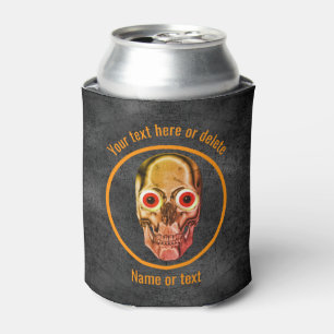 Enfriador De Latas Asombrosa cara de esqueleto personalizada