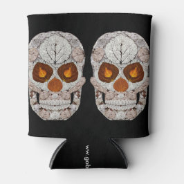 Enfriador De Latas Aspen Leaf Skull 11
