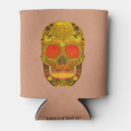 Enfriador De Latas Aspen Leaf Skull 12