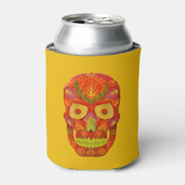 Enfriador De Latas Aspen Leaf Skull 16