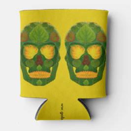 Enfriador De Latas Aspen Leaf Skull 9