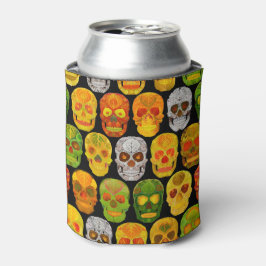 Enfriador De Latas Aspen Leaf Skulls sin fisuras patrón 2018