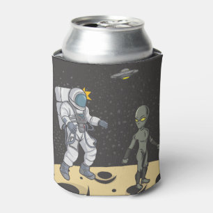 Enfriador De Latas Astronauta y extranjera