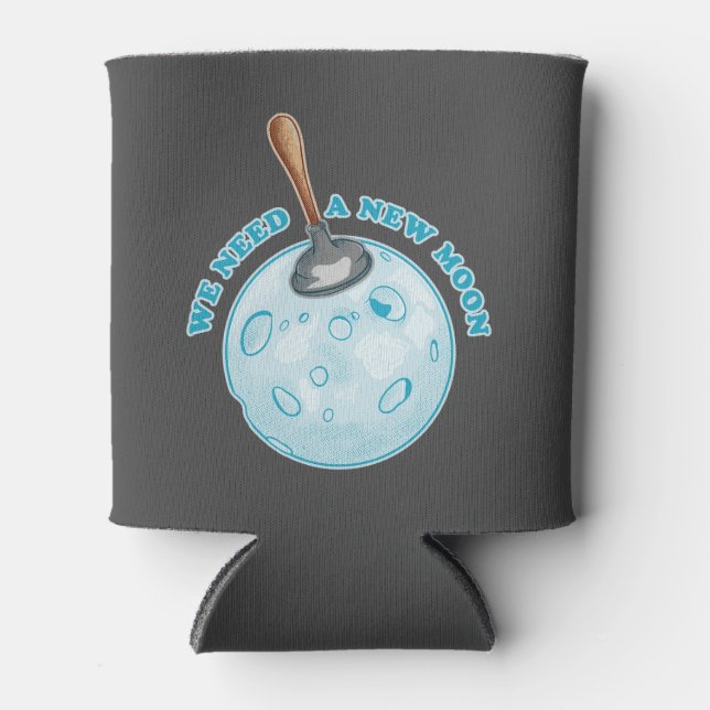 Enfriador De Latas Astronomía de la astrología de la Luna Nueva (Anverso)