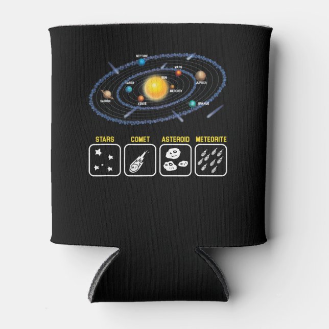 Enfriador De Latas Astronomía Geek Galaxia Ciencia Espacio Ultraterre (Anverso)