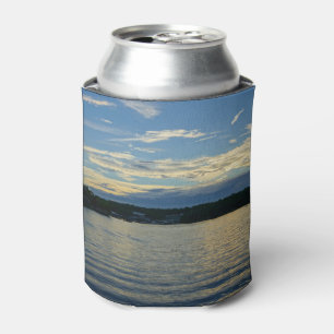 Enfriador De Latas Atardecer Azul Del Lago De Los Ozarks
