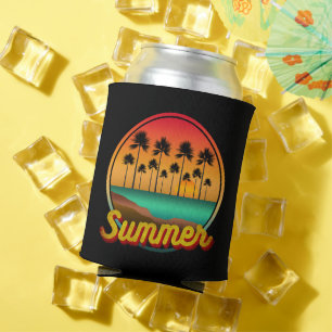Enfriador De Latas atardecer de verano en la naturaleza