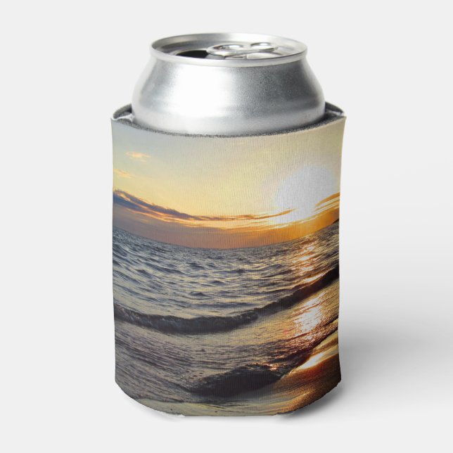 Enfriador De Latas Atardecer desde Kawaihae (Lata Anverso)