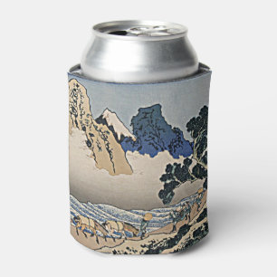 Enfriador De Latas Atrás de la montaña Fuji del río Minobu Hokusai