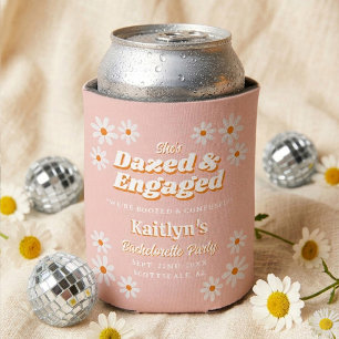 Enfriador De Latas Aturdida y comprometida Fiesta de soltera groovy d