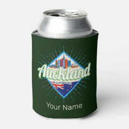 Enfriador De Latas Auckland New Zealand retro skyline vintage