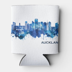Enfriador De Latas Auckland New Zealand Skyline Blue
