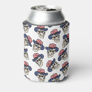 Enfriador De Latas Audaz Cowboy Skull Americano