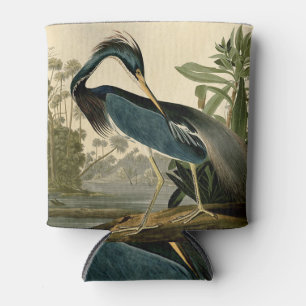 Enfriador De Latas Audubon Louisiana Garza Aves América Arte